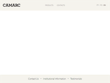 Tablet Screenshot of camarc.pt